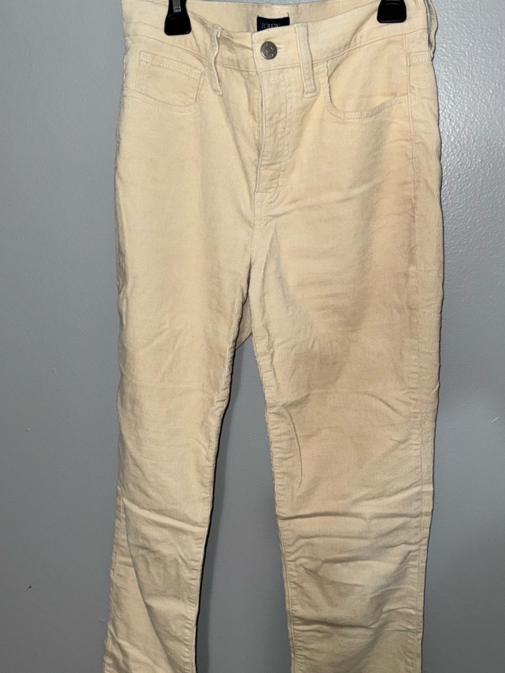 J. Crew Straight Leg Jeans in Cream